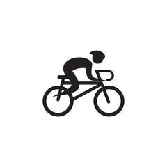 Bicycle sport icon logo design vector template