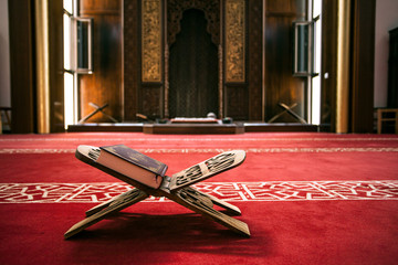 Holy Quran in a mosque
