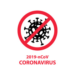 Stop coronavirus.  Coronavirus danger and public health risk disease and flu outbreak. Pandemic medical concept.Vector illustration
