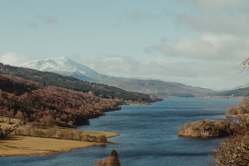 Loch Tummel in Schottland