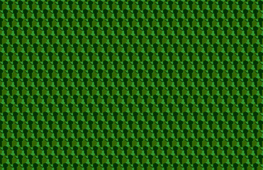 3d illustration cubes in green tones