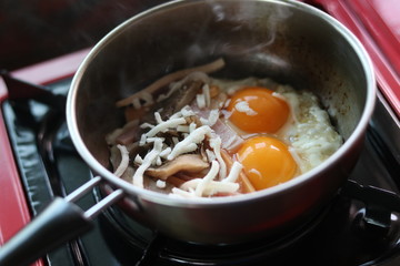 Ingredients cooking easy egg breakfast recipes