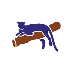 wild tiger animal logo