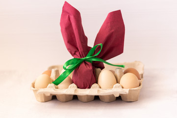 easter egg with easter inscription