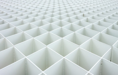 white metal textured grid perspective pattern
