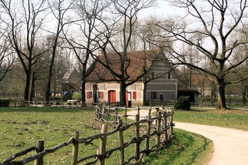 landscape with farmhouse, Bokrijk, Belgium