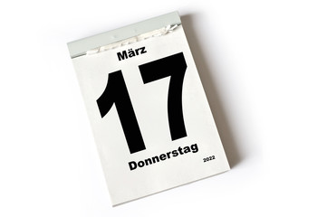 17. März 2022