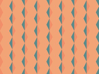 Bright colors of seamless pattern with  volumetric figures and rhombus.