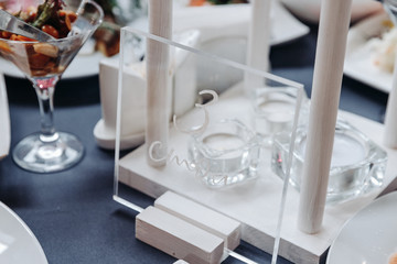 wedding table setting