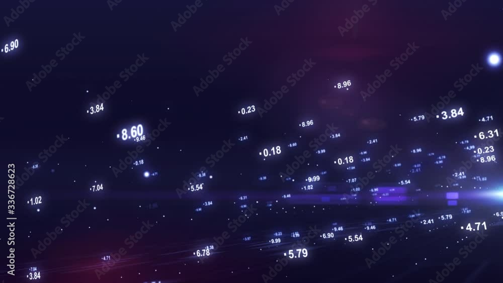 Poster big data visualization, grid data driven technology futuristic digital background Social network or business analytics representation