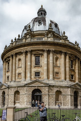 Obraz premium Oxford in England in early Spring with clouds during the day