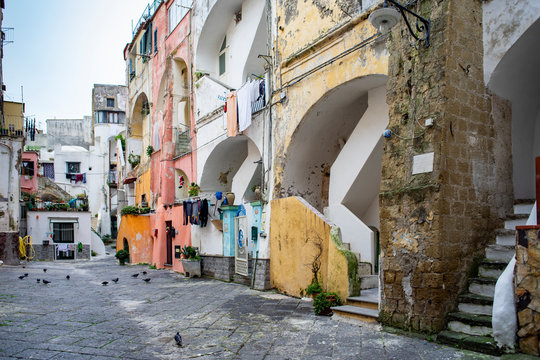 Italy, Campania Procida - House of Galeone