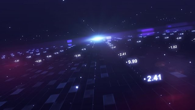 big data visualization, grid data driven technology futuristic digital background Social network or business analytics representation