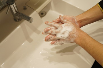 COVID-19 coronavirus prevention is one of the most important ways to wash hands with water and...