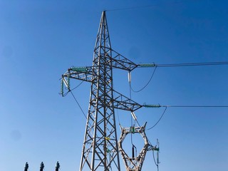 high voltage electricity  tower