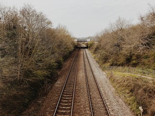 railway in the countryside