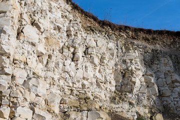 outcrop of limestone