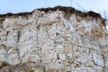 outcrop of limestone