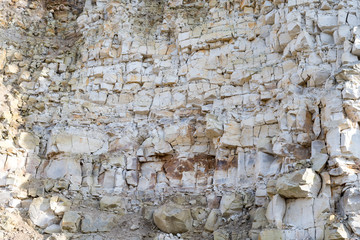 detail of limestone rocks