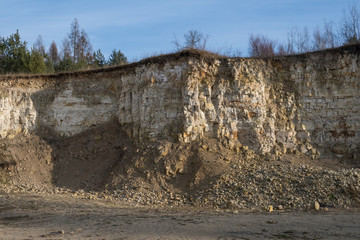 landscape with limestone outcrop