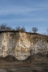 landscape with limestone outcrop