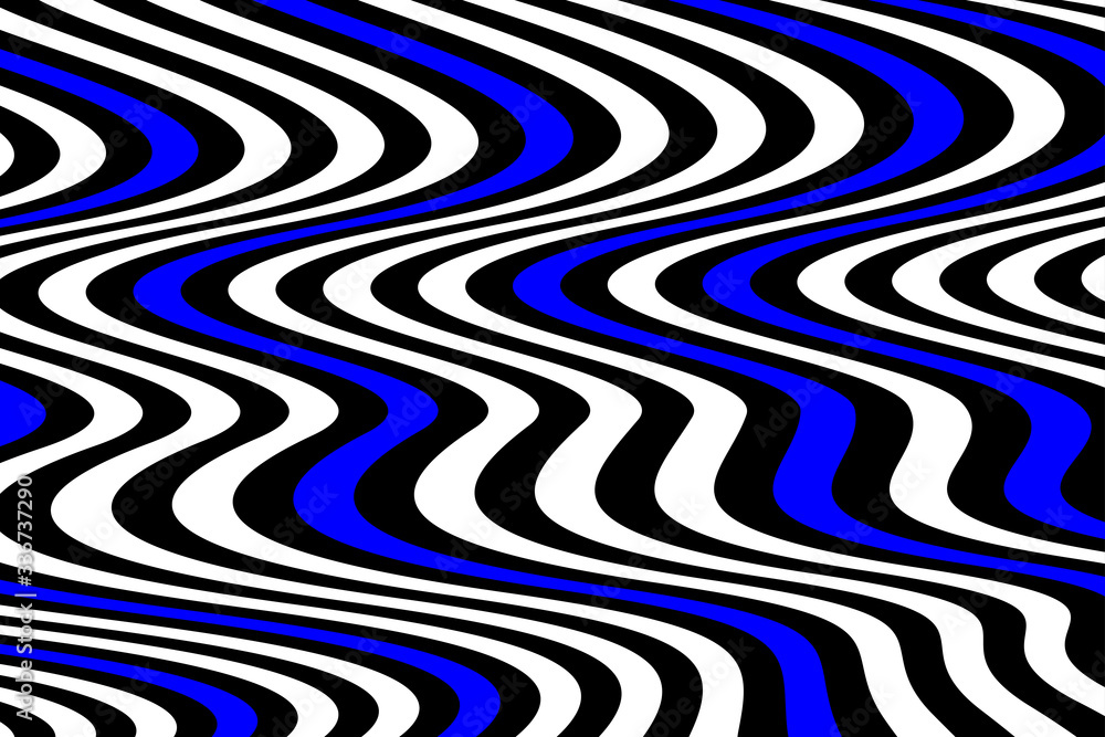 Poster abstract background with dynamic contrasting waves. modern vector illustration.