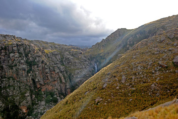 mountain landscape in autumn