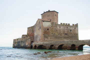 Castello di Torre Astura, Nettuno, Roma, Italia.