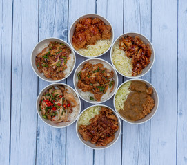 Mixed Selection of Fried Chicken Dishes  16