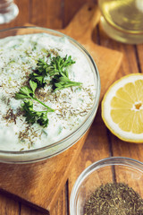 Delicious Traditional Greek Sauce Tzatziki