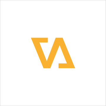 Initial letter va logo or av logo vector design template