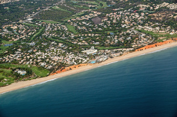 Dona Filipa Hotel, Algarve Coast - Aerial View