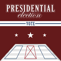 Presidential election poster