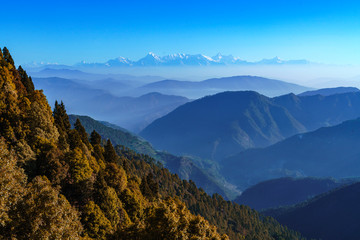 Naklejka na ściany i meble Himalaya Viewpoint Nainital
