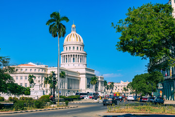 National Capitol Building known as El Capitolio in Havana, Cuba.