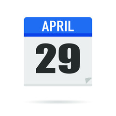 Blue Calendar icon flat style. Date, day, month. Vector illustration background for reminder, app, UI, event, holiday, office document and logo. isolated object and symbol. from year collection