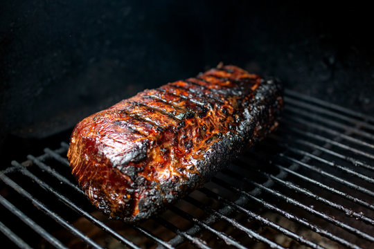 Grilled&dagger;pork loin on rack