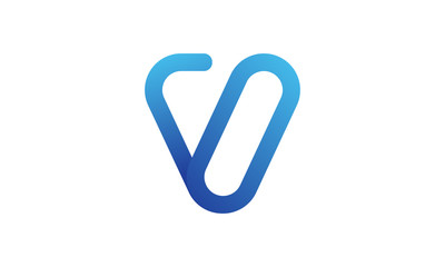 Obraz premium Minimalist V Letter 