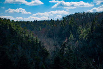 Obraz premium Między dwoma grzbietami