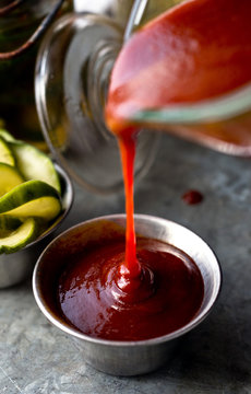 Homemade tomato ketchup