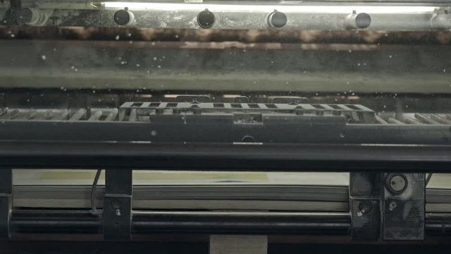 M&aacute;quina funcionando de forma repetitiva 