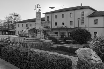 Isernia, Molise. Piazza della Repubblica. View.