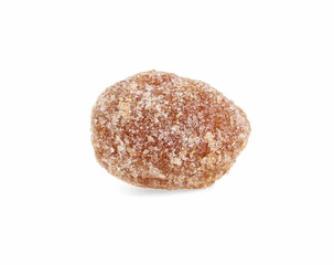 candied pineapple on a white background isolated