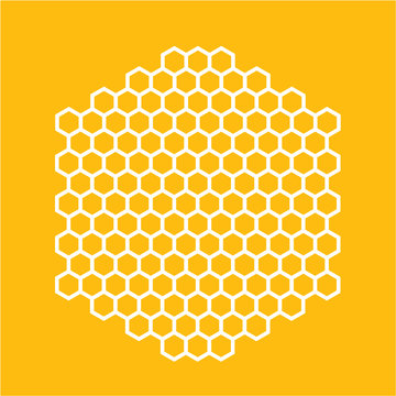 Dise&ntilde;o con panal en forma de hex&aacute;gono