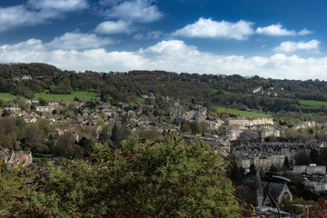 Bath in the West of England in early spring