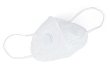 N95 masks isolated on white background