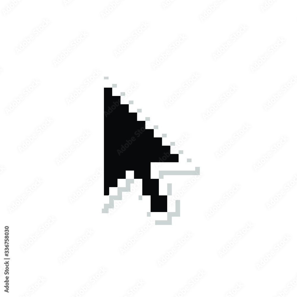 Poster vector cursor icon isolated on background