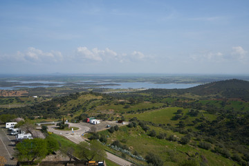 Landscape around Monsaraz in Alentejo, Portugal