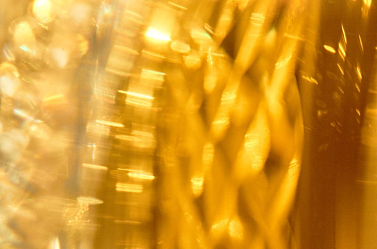 Defocused image of whiskey in glass