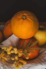 conjunto de frutas saludables para dieta 